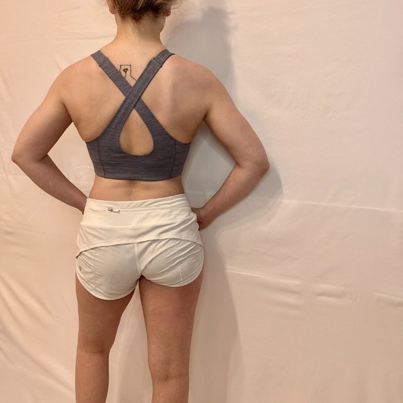 Outdoor Voices Key Crossback TechSweat Sports Bra - Storm - XS - Picture 5 of 8